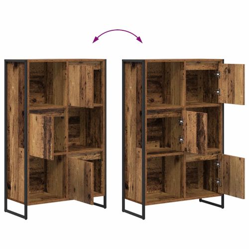 Шкаф за книги Старо дърво 68 x 30 x 108.5 см Инженерно дърво