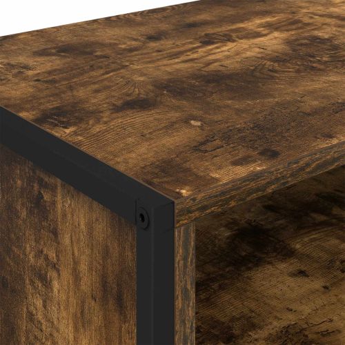 ТВ шкаф Димящ дъб 100 x 36.5 x 30.5 см Инженерно дърво