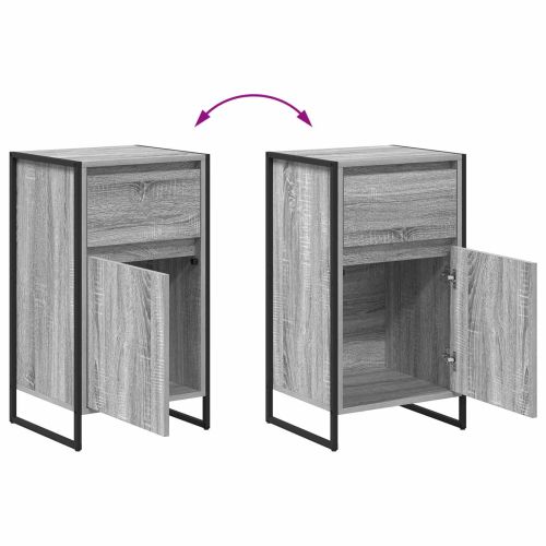 Служебен шкаф Сив Сонома 81 x 36 x 150.5 см Инженерно дърво