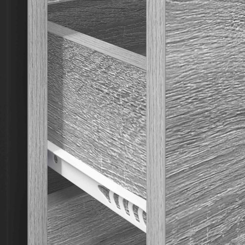 Служебен шкаф Сив Сонома 79 x 36 x 75.5 см Инженерно дърво
