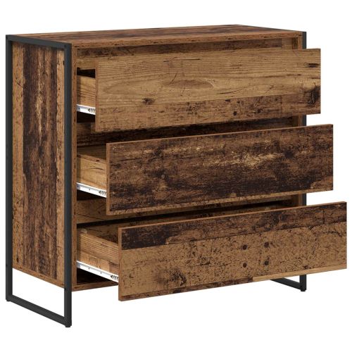 Служебен шкаф Старо дърво 79 x 36 x 75.5 см Инженерно дърво