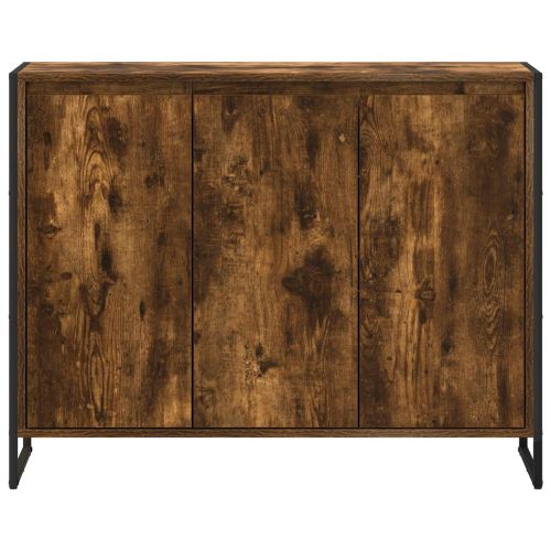 Страничен шкаф Димящ дъб 96,5 x 30 x 75 см Инженерно дърво