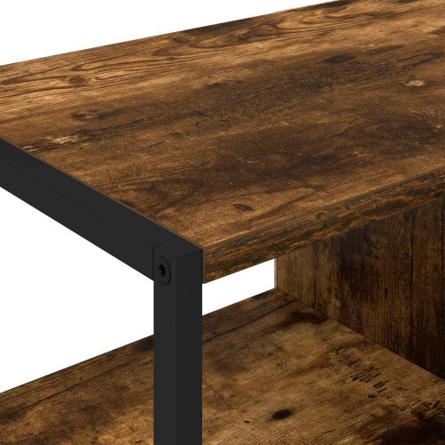 Страничен шкаф Димящ дъб 96.5 x 30 x 75 см Инженерно дърво