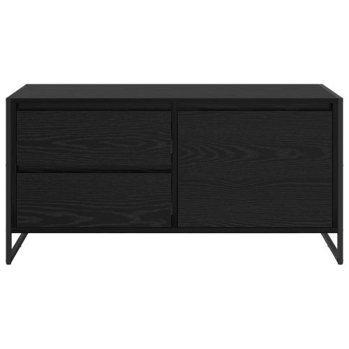 ТВ шкаф Черния дъб 100 x 36 x 49.5 см Инженерно дърво