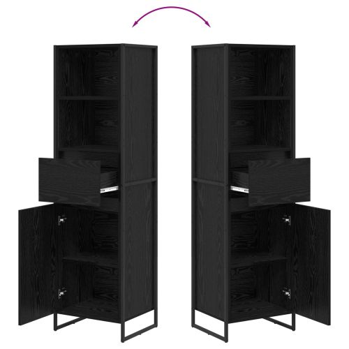 Шкаф за книги Черния дъб 43 x 36 x 150.5 см Инженерно дърво