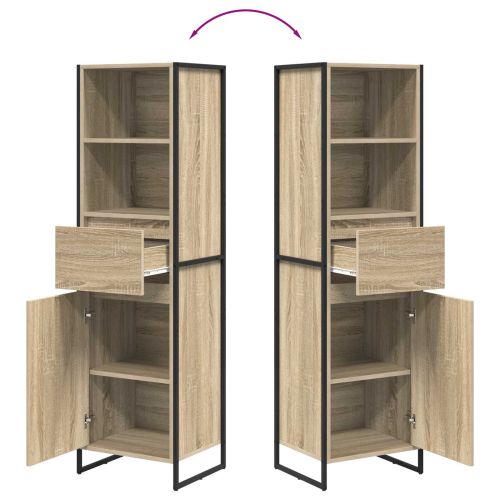 Шкаф за книги Сонома 43 x 36 x 150.5 см Инженерно дърво