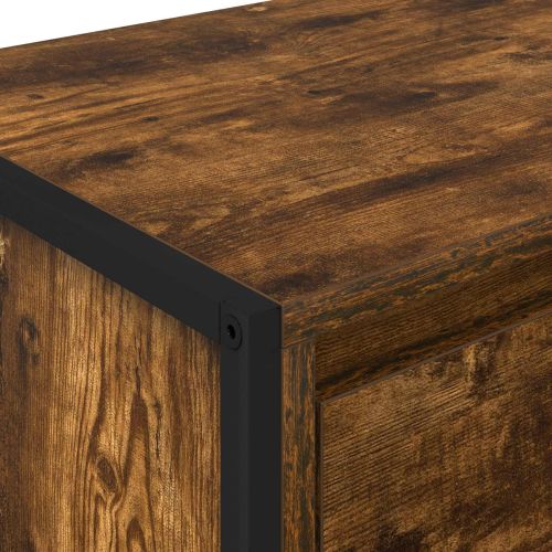 Нощно шкафче Димящ дъб 39,5 x 30 x 50 см Инженерно дърво