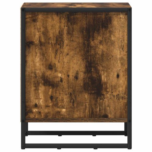 Нощно шкафче 2 pcs Димящ дъб 39,5 x 30 x 50 см Инженерно дърво