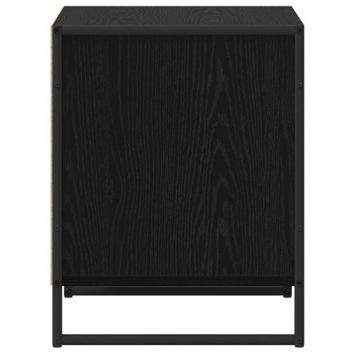 Нощно шкафче 2 pcs Черния дъб 50 x 39,5 x 50 см Инженерно дърво