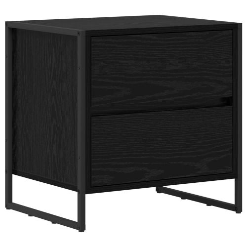 Нощно шкафче Черния дъб 50 x 39.5 x 50 см Инженерно дърво