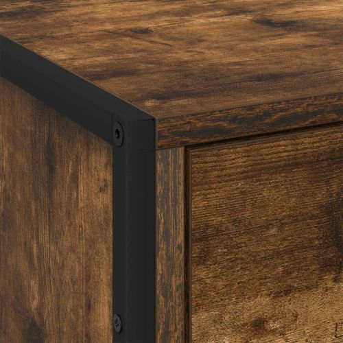 Нощно шкафче Димящ дъб 50 x 39.5 x 50 см Инженерно дърво