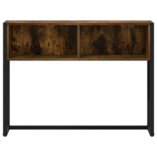 Крайна масичка Димящ дъб 100 x 36 x 75 см Инженерно дърво