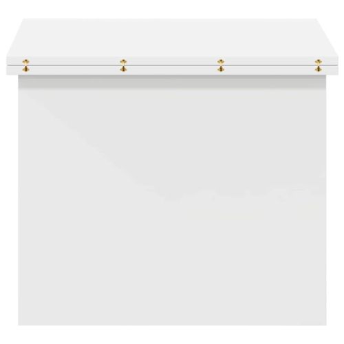 Масичка за кафе Бяло 55 x 54,5 x 45 см Инженерно дърво