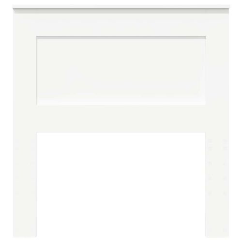 Облегалка за глава с таблото Бяло 100 cm Инженерно дърво