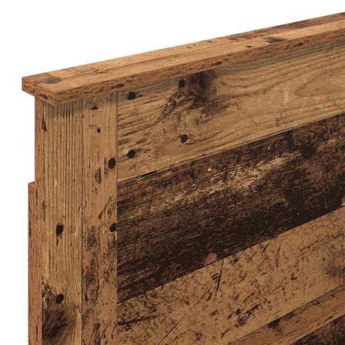 Облегалка за глава с таблото Старо дърво 75 cm Инженерно дърво