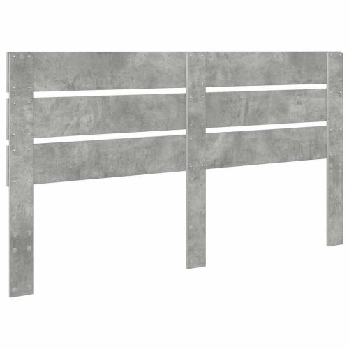 Облегалка за глава Циментено сиво 180 cm Инженерно дърво