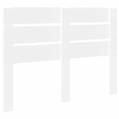 Облегалка за глава с таблото Бяло 140 cm Инженерно дърво