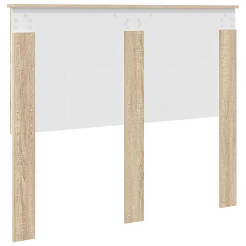 Облегалка за глава с таблото Сонома дъб 135 cm Инженерно дърво