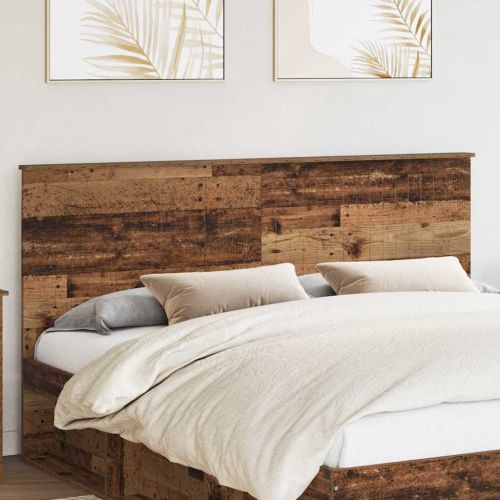 Облегалка за глава с таблото Старо дърво 180 cm Инженерно дърво