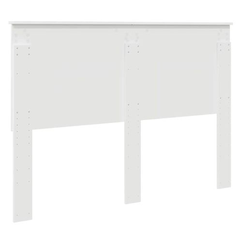 Облегалка за глава с таблото Бяло 140 cm Инженерно дърво