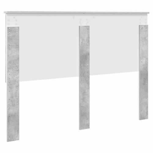 Облегалка за глава Циментено сиво 140 cm Инженерно дърво