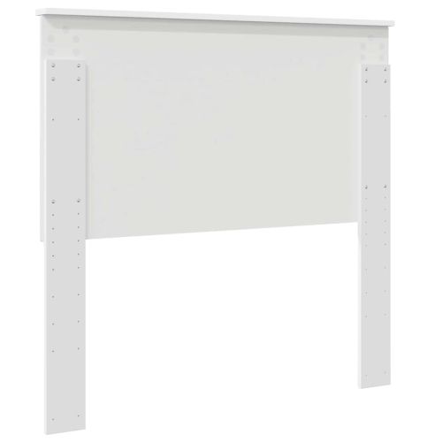 Облегалка за глава с таблото Бяло 100 cm Инженерно дърво