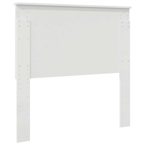 Облегалка за глава с таблото Гланц бяло 100 cm Инженерно дърво