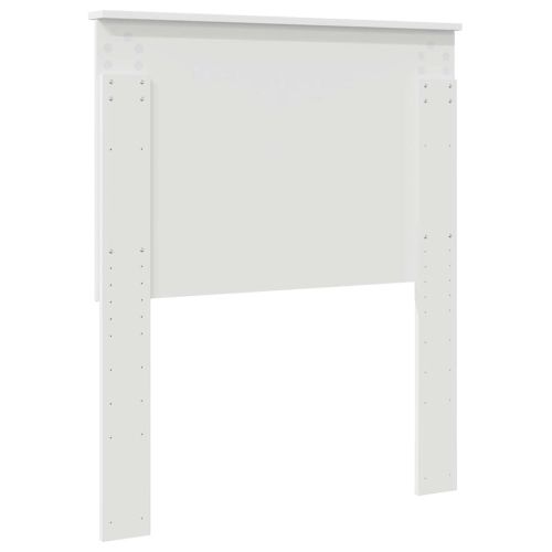 Облегалка за глава с таблото Бяло 80 cm Инженерно дърво