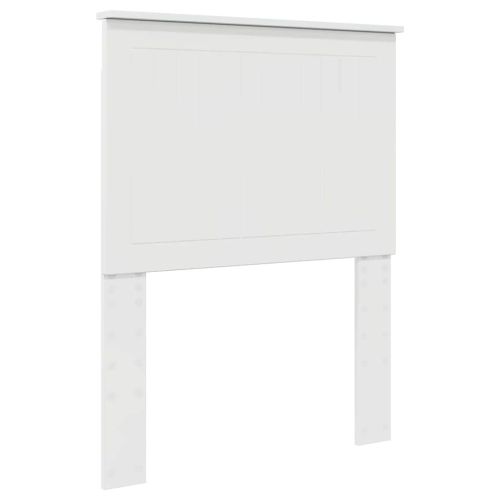 Облегалка за глава с таблото Гланц бяло 75 cm Инженерно дърво