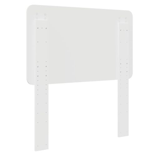 Облегалка за глава с таблото Гланц бяло 90 cm Инженерно дърво