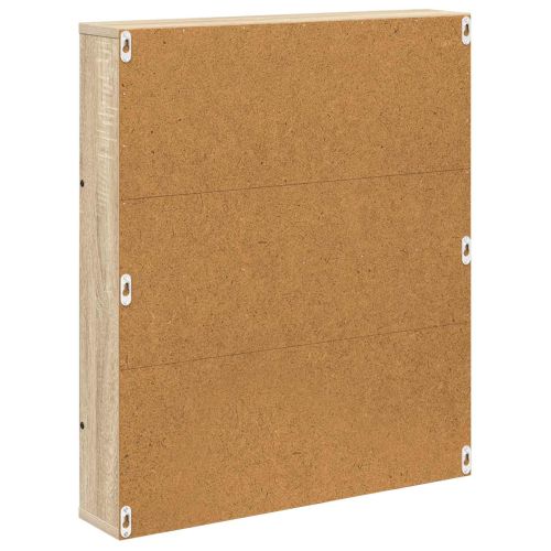 Етажерка за списания с рафт 2 pcs Сонома дъб 60 x 12 x 70 см