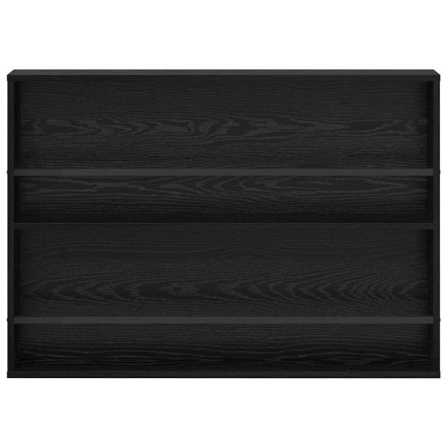 Етажерка за списания с рафт Черния дъб 100 x 12 x 70 см