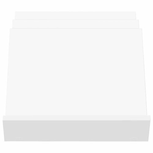 Етажерка за списания Бяло 53 x 40 x 28.5 см Инженерно дърво