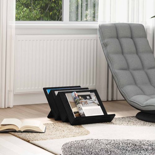 Етажерка за списания с рафт Черния дъб 53 x 40 x 28.5 см