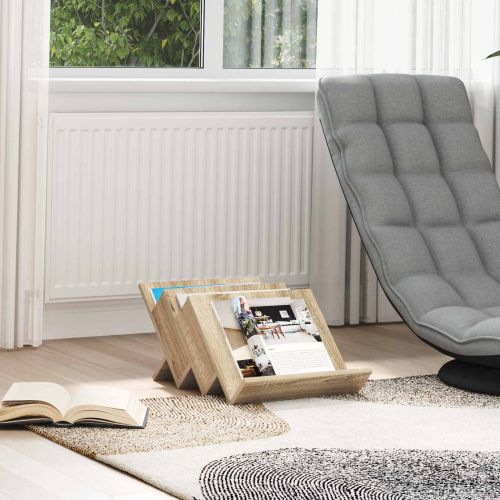 Етажерка за списания с рафт Сонома дъб 53 x 40 x 28.5 см