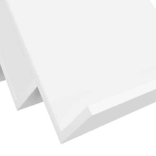 Етажерка за списания Бяло 65 x 53 x 28,5 см Инженерно дърво