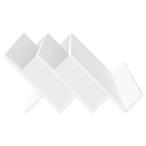 Етажерка за списания Бяло 90 x 53 x 28,5 см Инженерно дърво