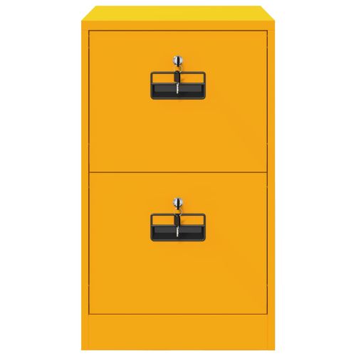 Кабинет за файлове с чекмедже Горчично жълто 44 x 50 x 106.5 см