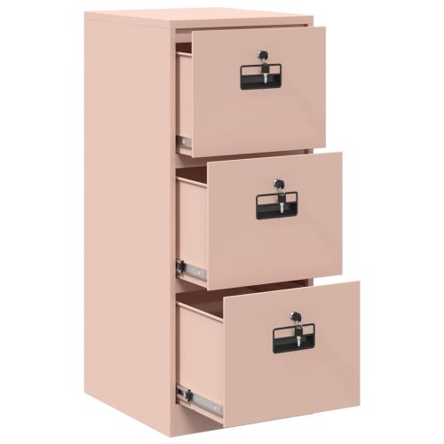 Кабинет за файлове с чекмедже с рафт Розово 44 x 50 x 106.5 см