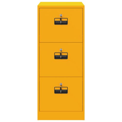 Кабинет за файлове с чекмедже Горчично жълто 44 x 50 x 106.5 см