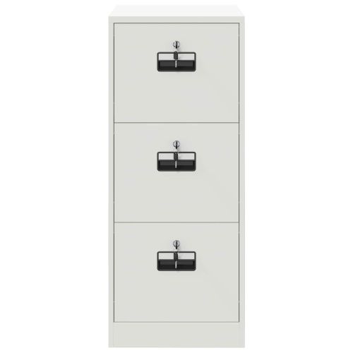 Кабинет за файлове с чекмедже с рафт Бяло 44 x 50 x 106.5 см