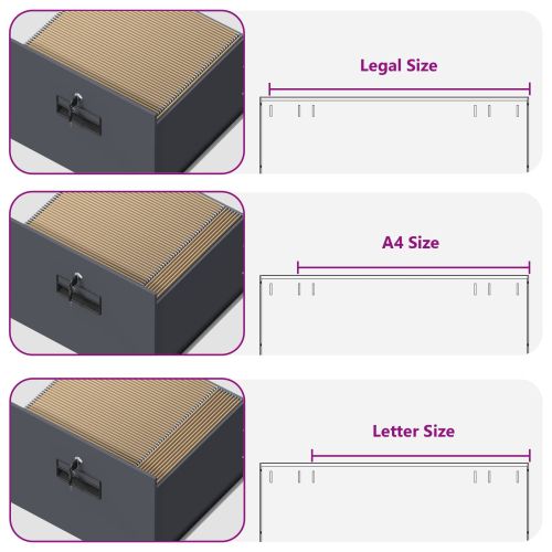 Кабинет за файлове с чекмедже Антрацит 44 x 50 x 106.5 см