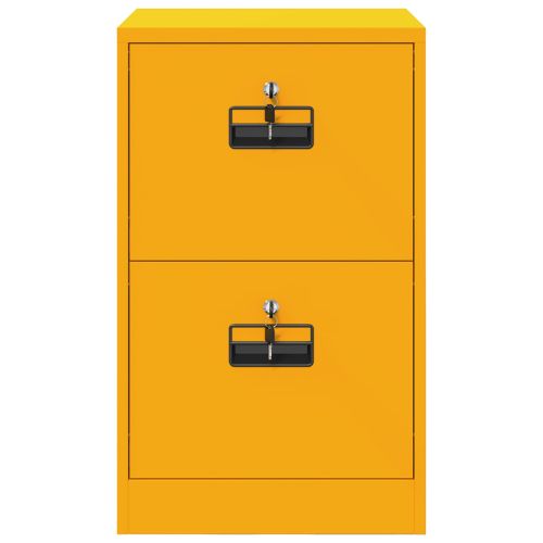 Кабинет за файлове с чекмедже Горчично жълто 44 x 50 x 106.5 см
