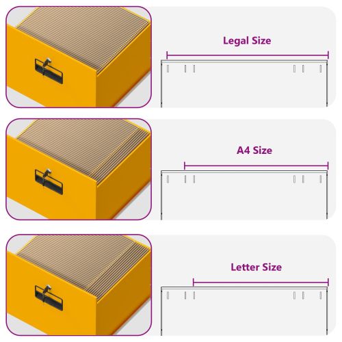 Кабинет за файлове с чекмедже Горчично жълто 44 x 50 x 106.5 см