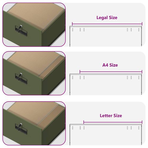 Кабинет за файлове с рафт Маслинено зелено 44 x 50 x 106.5 см