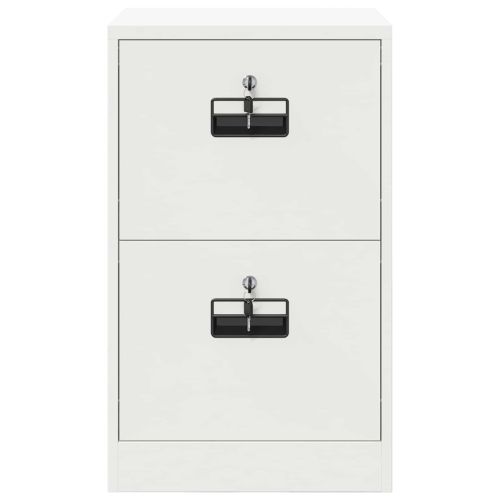 Кабинет за файлове с чекмедже с рафт Бяло 44 x 50 x 106.5 см