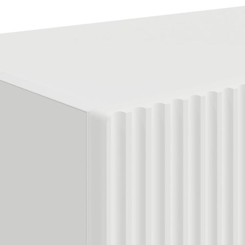 TV стенен шкаф 2 pcs Бяло 60 x 31 x 29.5 см Инженерно дърво