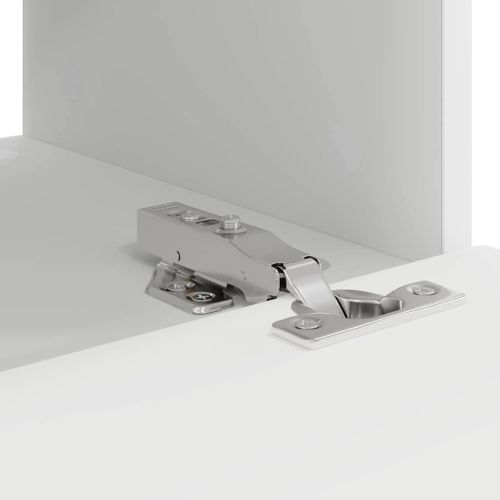 TV стенен шкаф 2 pcs Бяло 60 x 31 x 29.5 см Инженерно дърво