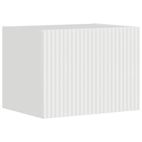 TV стенен шкаф Гланц бяло 60 x 31 x 29.5 см Инженерно дърво