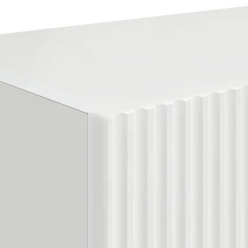 TV стенен шкаф 2 pcs Гланц бяло 60 x 31 x 29.5 см